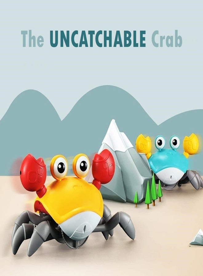 JAPSI Crawling Crab Baby Toy | Electronic Musical Light up Toy | Birthday Gift | Crawling Crab Baby Musical Kids Toy | Rechargeable | Multicolor | Interactive Early Learning Toys for Kids & Toddlers - Image 3